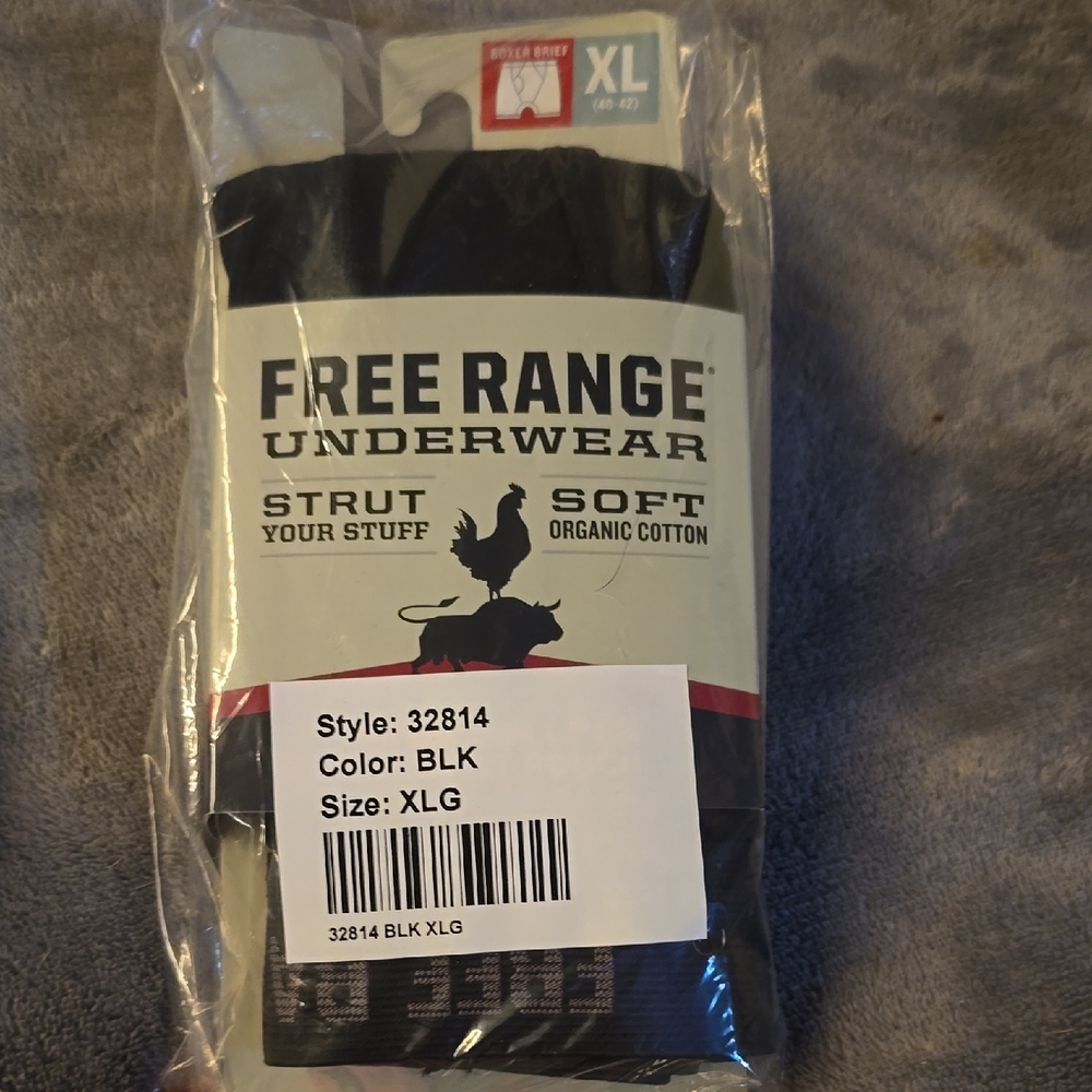 Duluth Trading Co Free Range Black Boxer Briefs - XL